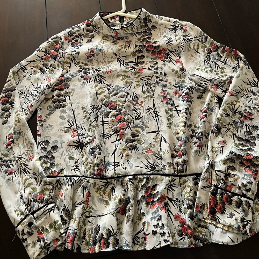 Zara Multicolor Floral Blouse